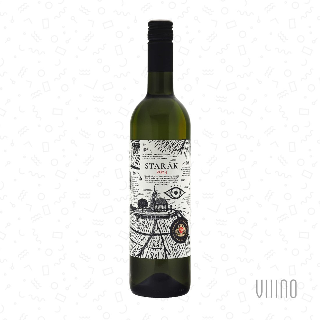 STARÁK 2024 "Terroir Moravia" moravské zemské víno ZÁMECKÉ VINAŘSTVÍ BZENEC "Starý hrad" suché š. 4134