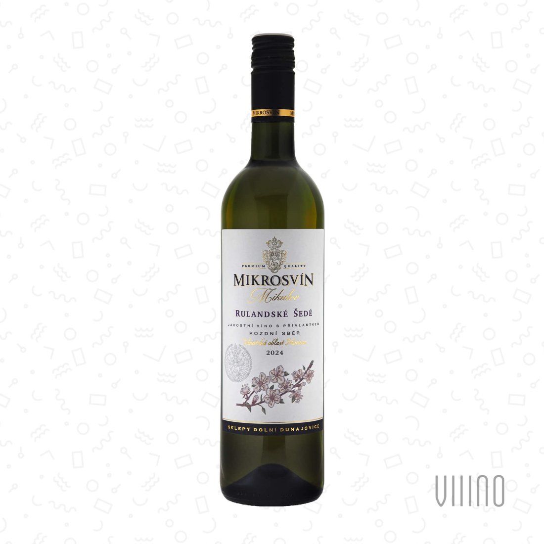 Rulandské šedé 2024 "Flower line" pozdní sběr MIKROSVÍN suché š. 416