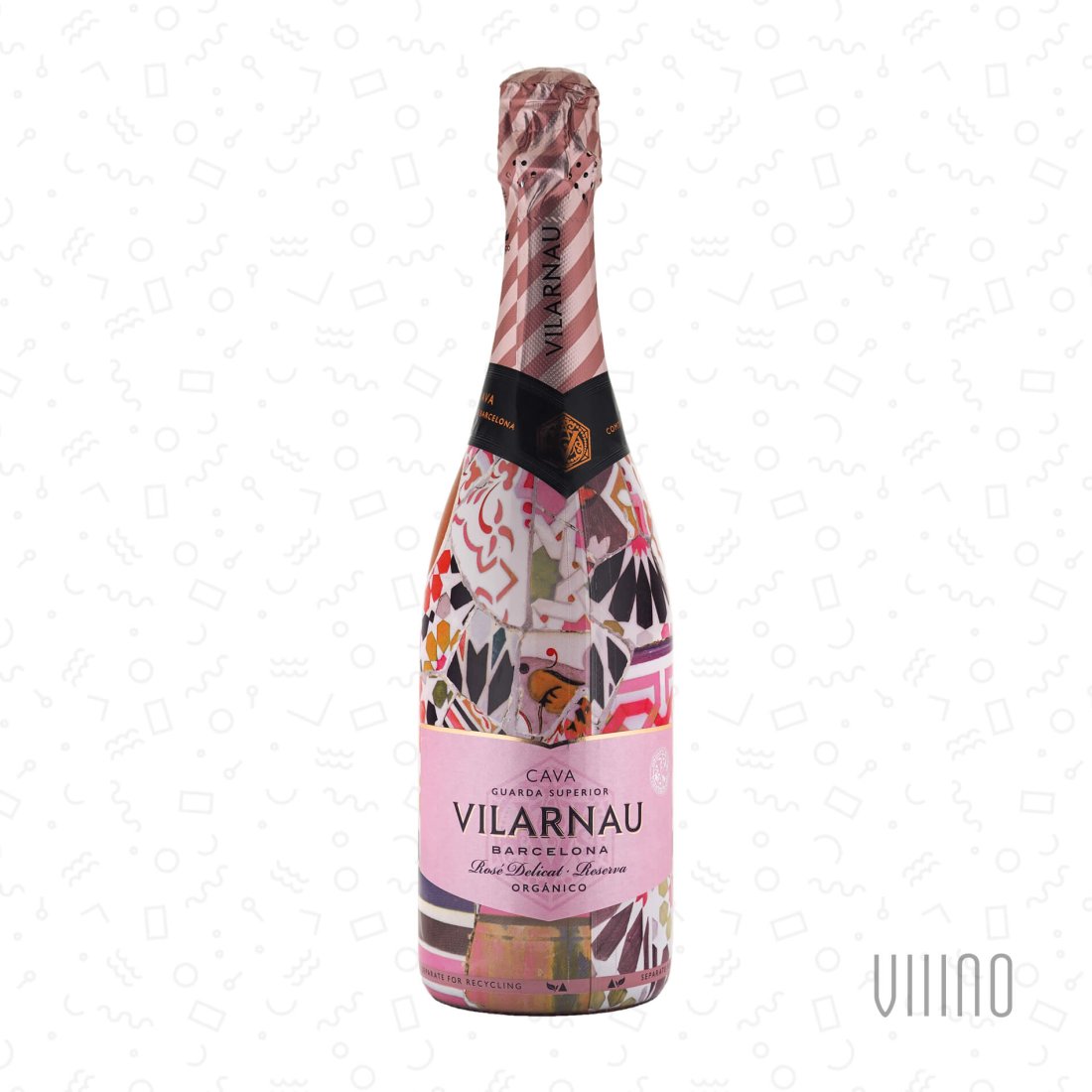 ROSÉ DELICAT Cava Reserva DO Brut Vintage Trencadís Edition VILARNAU