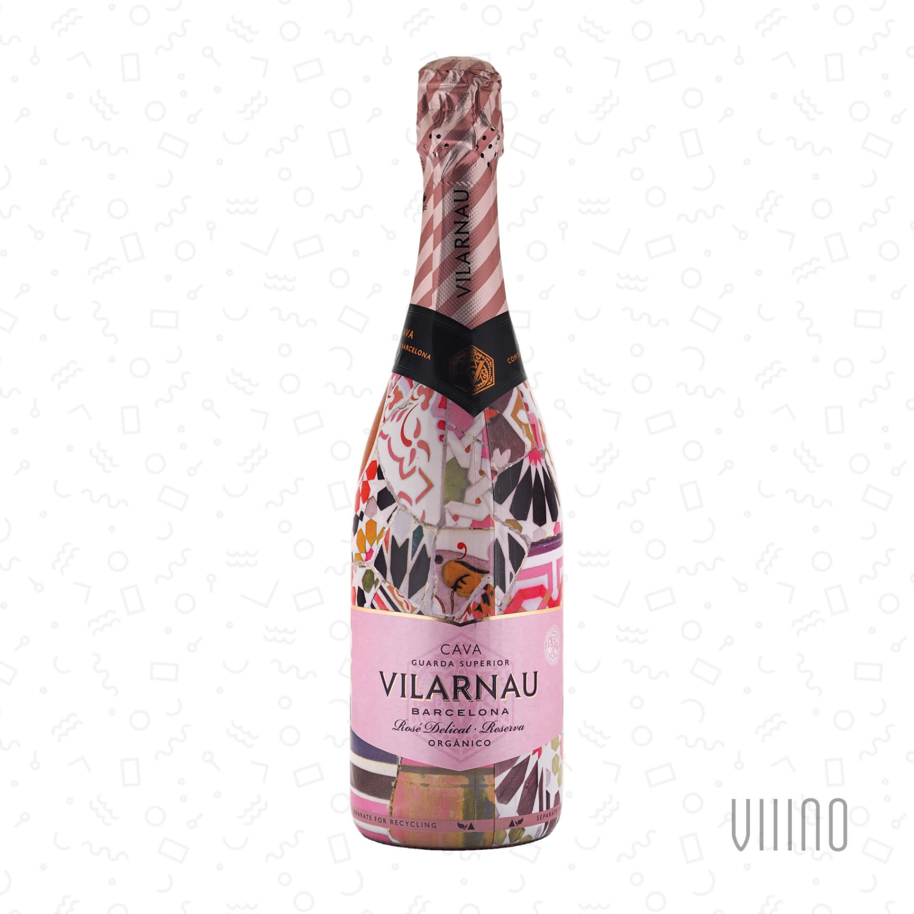 ROSÉ DELICAT Cava Reserva DO Brut Vintage Trencadís Edition VILARNAU