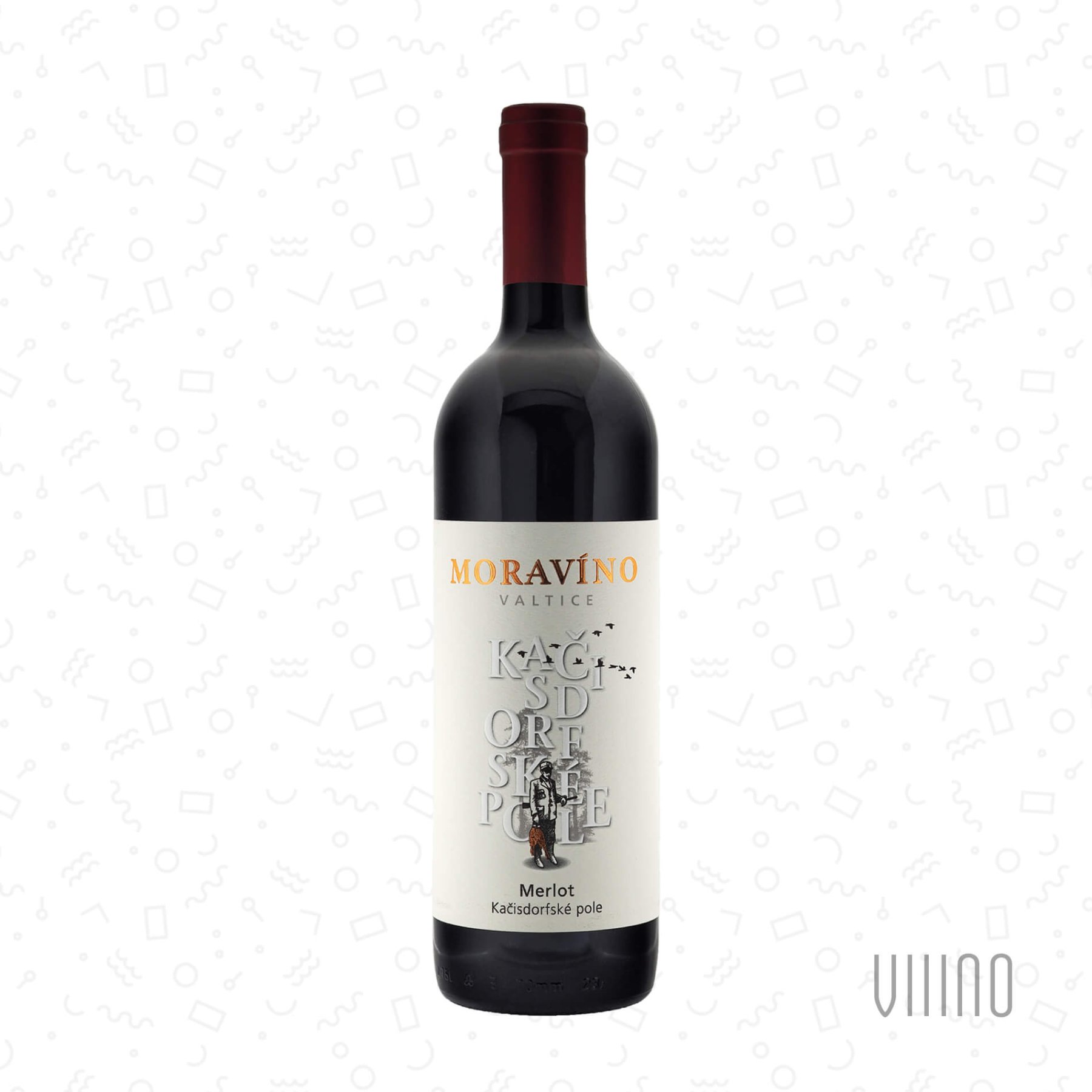 Merlot 2024 pozdní sběr MORAVÍNO "Kačisdorfské pole" suché š. 44