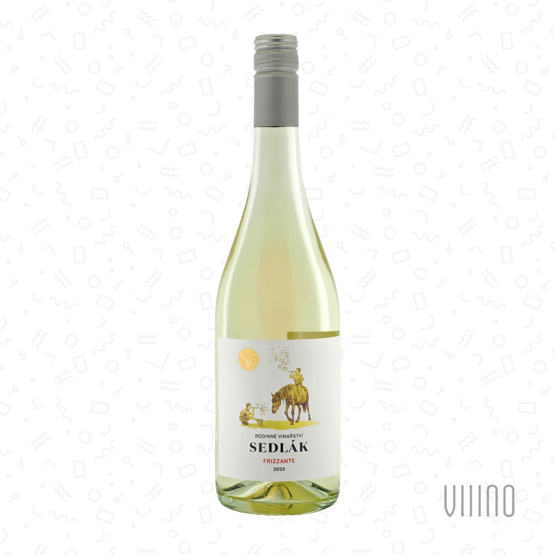 Frizzante Muškát & Müller 2025 jemně perlivé víno SEDLÁK polosuché š. 9/25