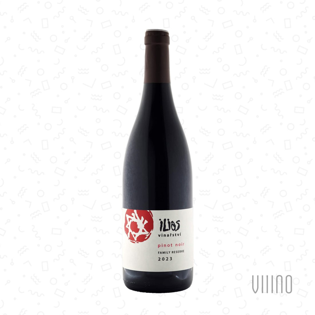Pinot Noir SLUNNÝ VRCH 2023 FAMILY RESERVE pozdní sběr VINAŘSTVÍ ILIAS suché š. 3023