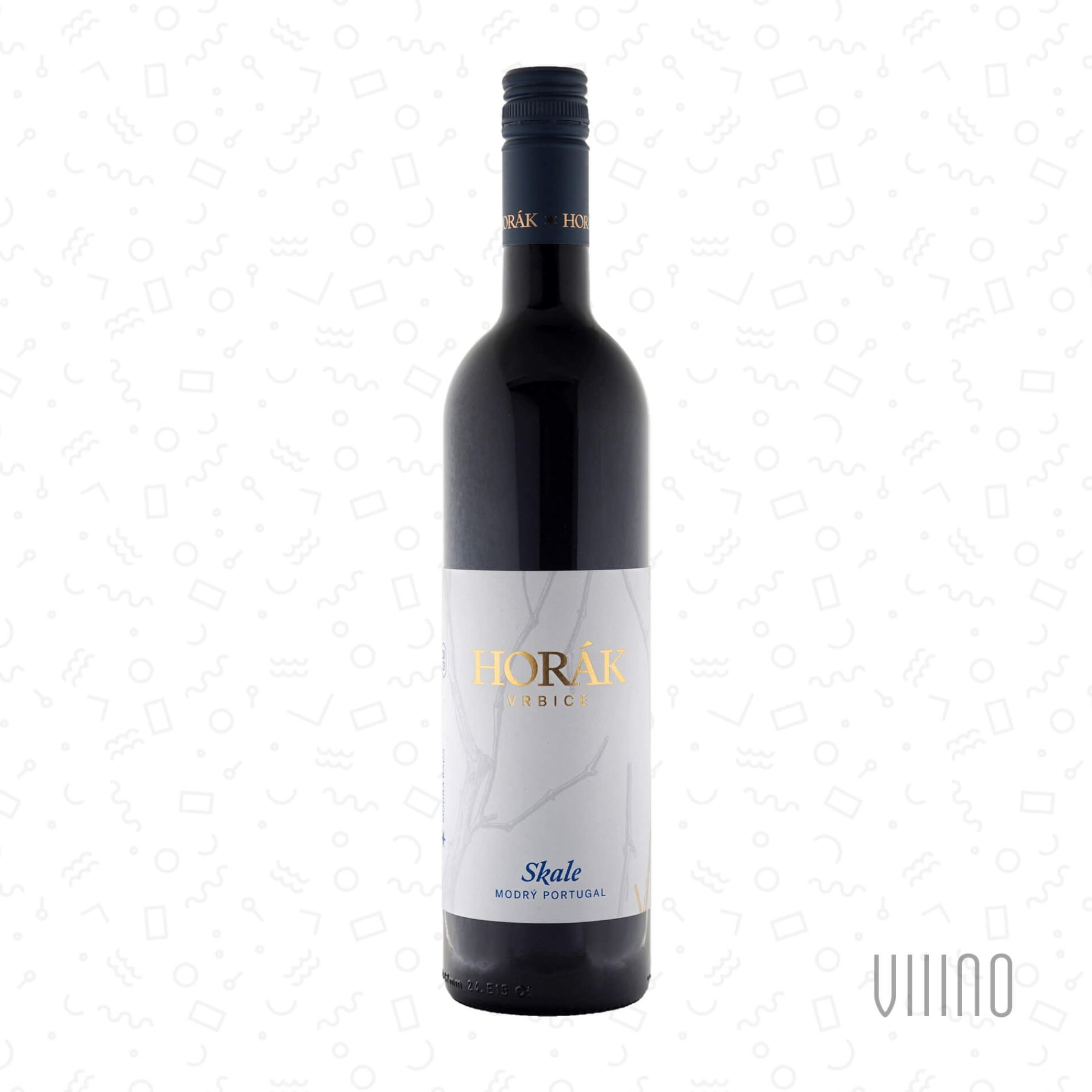 Modrý Portugal 2023 "Modrá řada" pozdní sběr HORÁK "Skale" suché š. 12/23