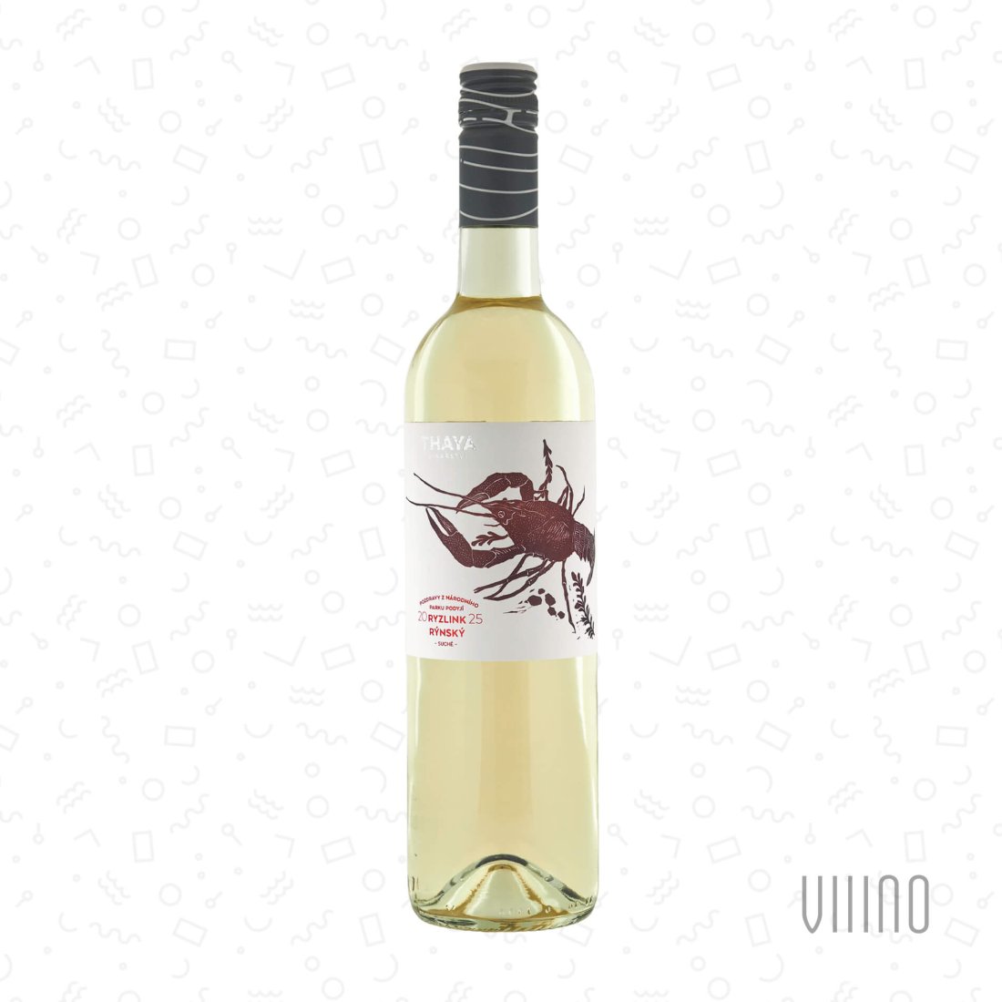 Ryzlink rýnský 2025 "Pozdravy z Národního parku" pozdní sběr THAYA "Skalky" suché š. RR/2530