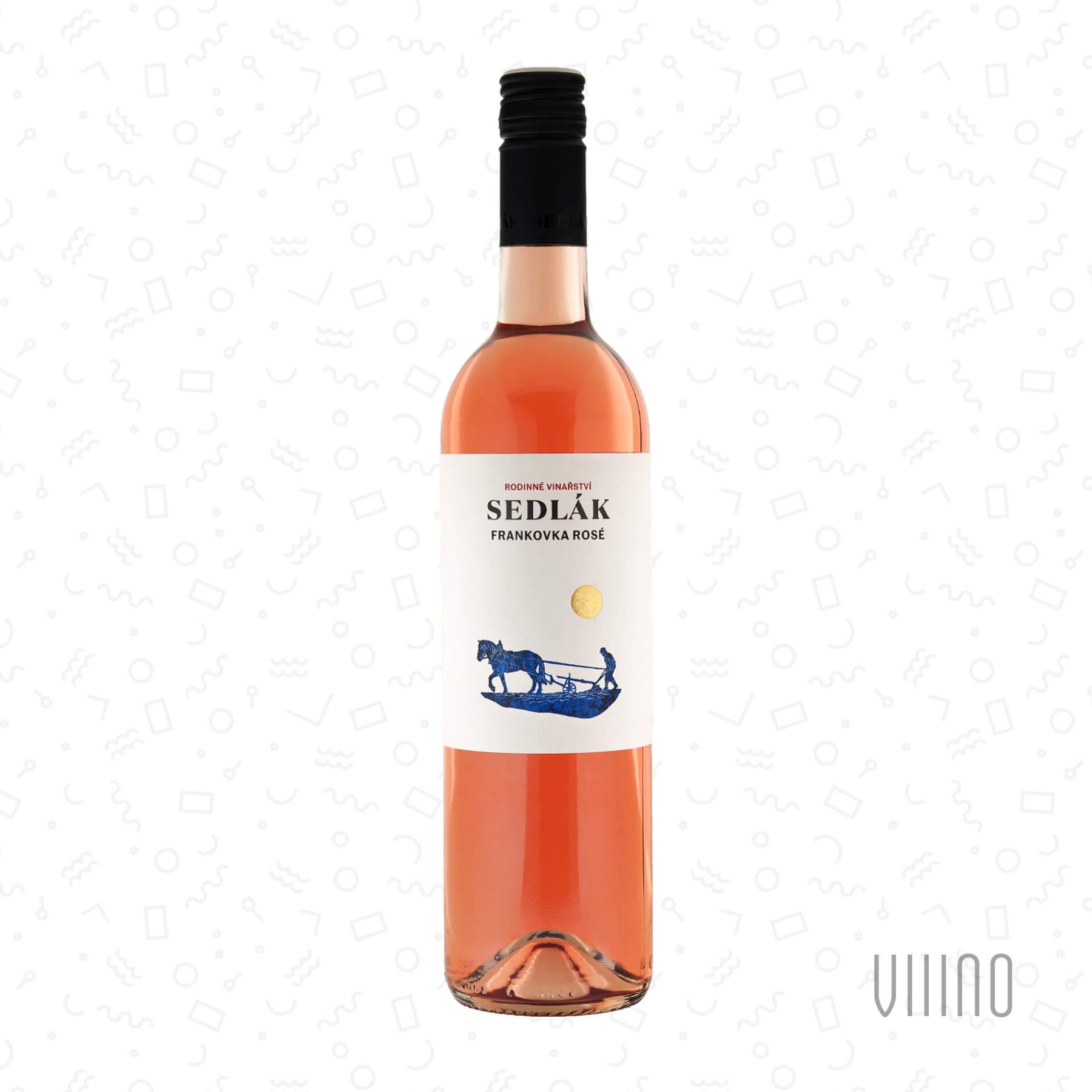 Frankovka Rosé 2025 moravské zemské víno SEDLÁK polosuché š. 4/25