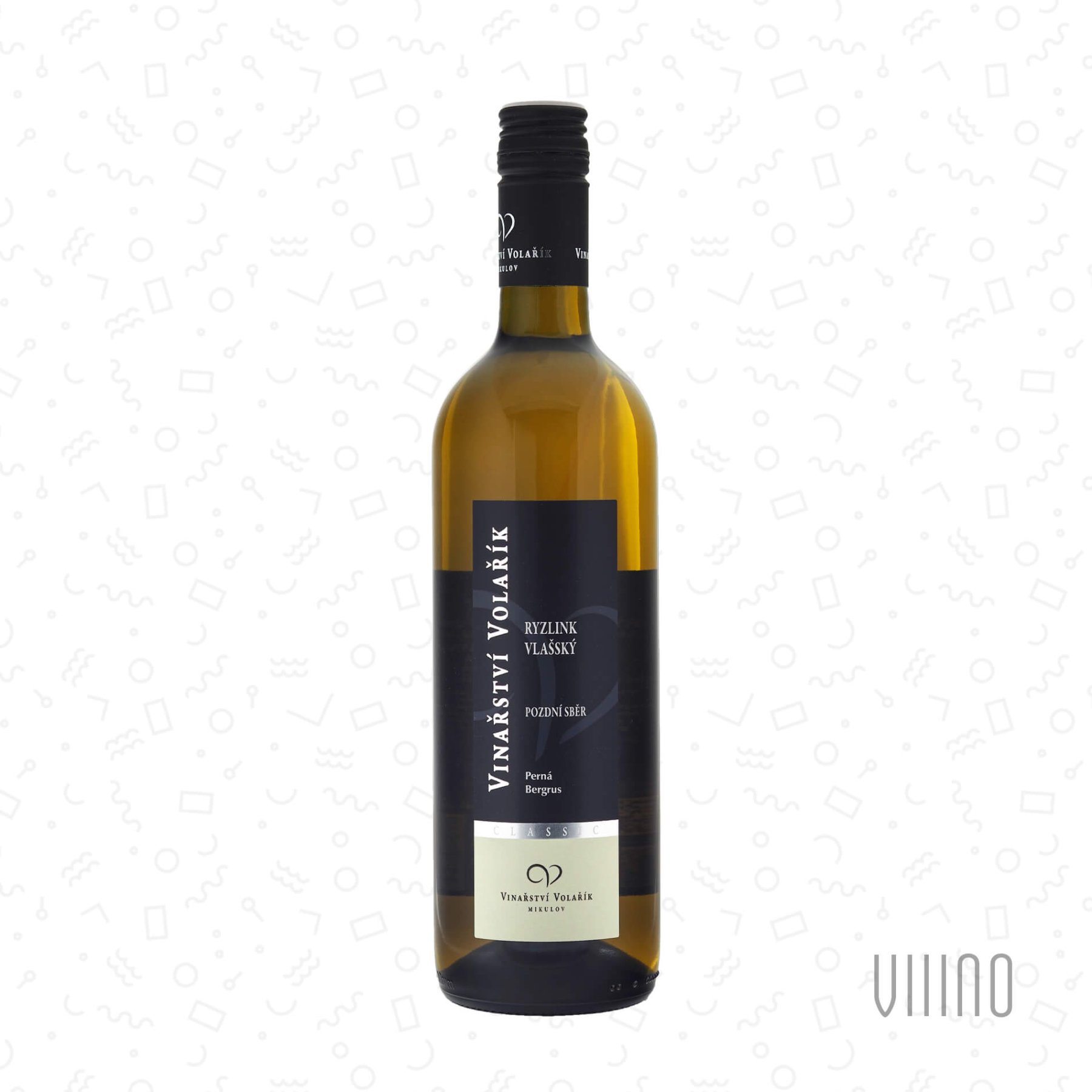 Ryzlink vlašský 2024 pozdní sběr VOLAŘÍK "Bergrus" suché š. 2417