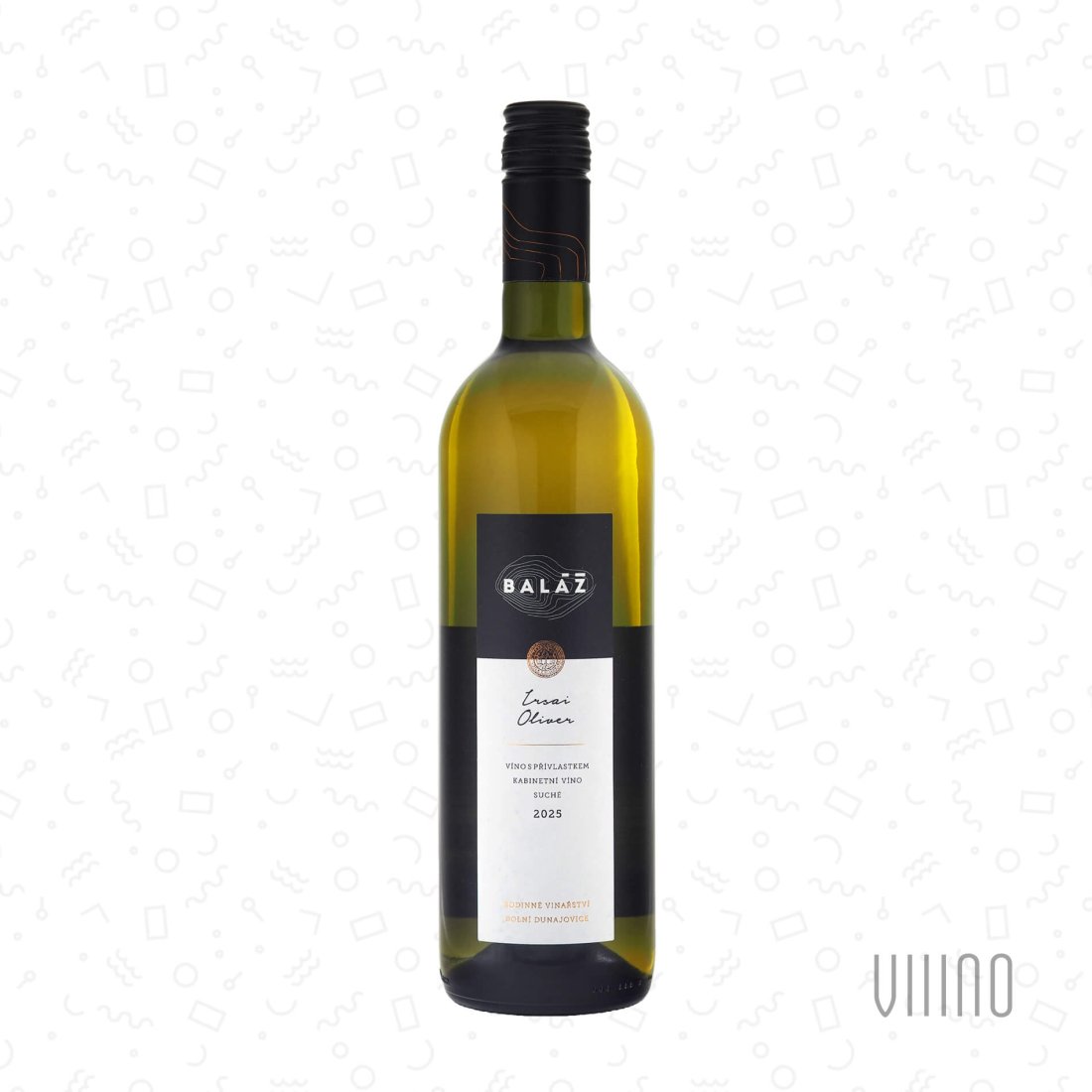 Irsai Oliver 2025 kabinetní víno BALÁŽ "Zimní vrch" suché š. 2-25