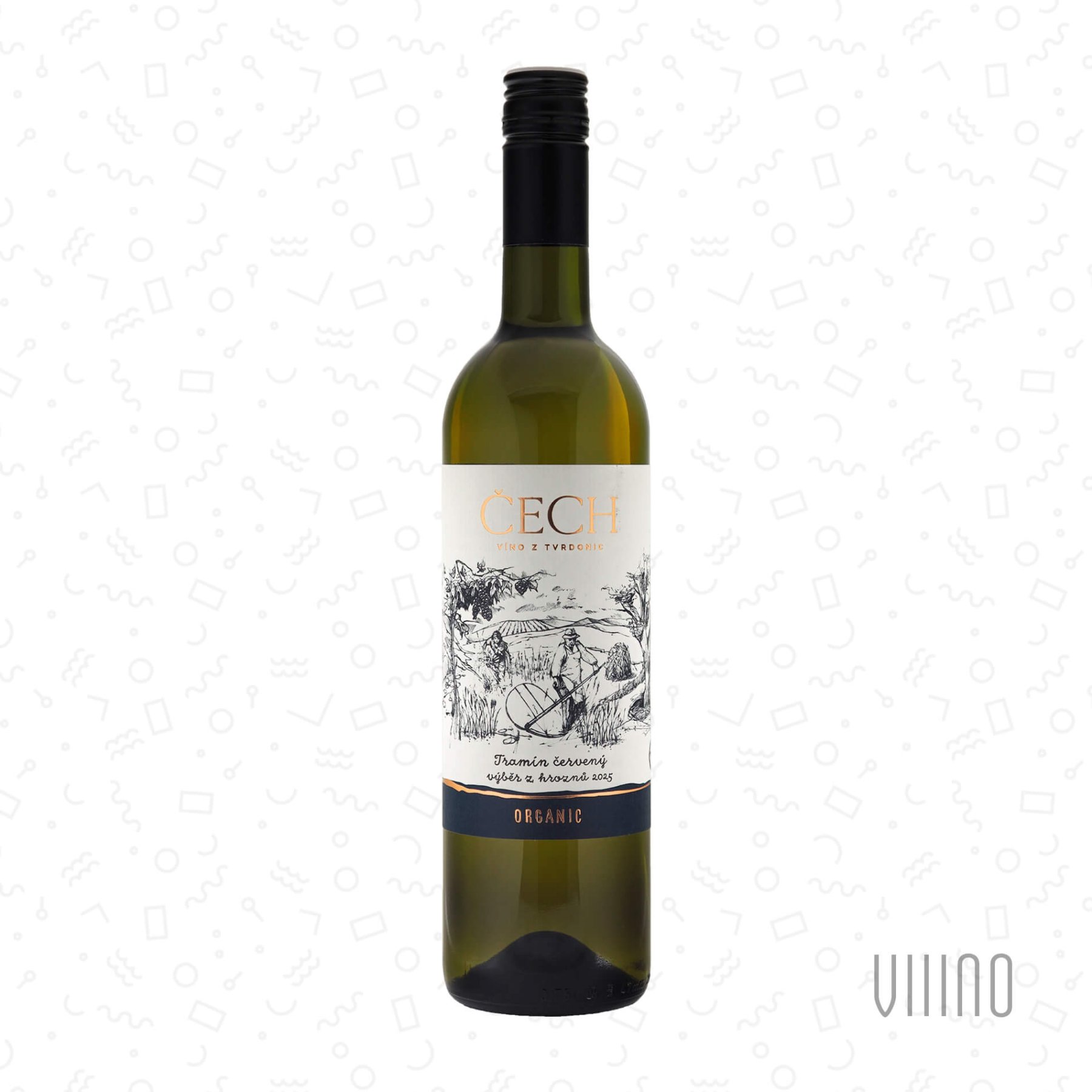 Tramín červený 2025 výběr z hroznů ČECH "Hájek" polosladké š. 7225