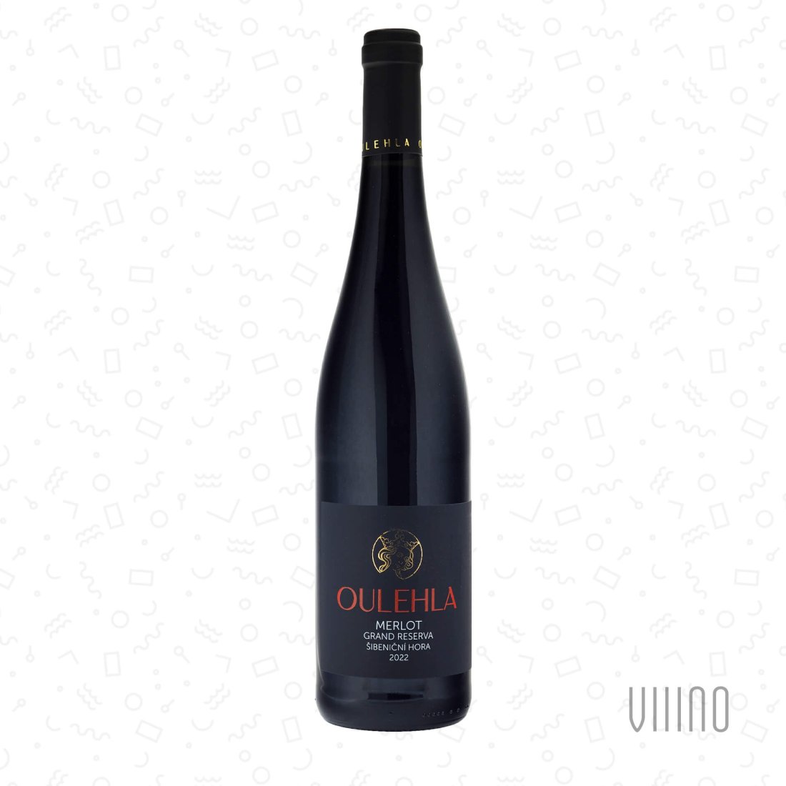 Merlot Grand Reserva ŠIBENIČNÍ HORA 2022 výběr z hroznů VINAŘSTVÍ OULEHLA suché š. 2258