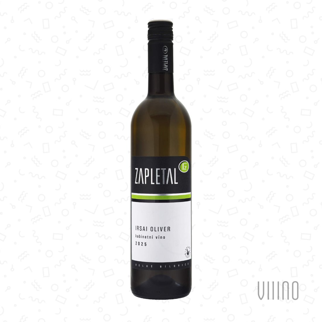 Irsai Oliver 2025 kabinetní víno ZAPLETAL "Pod Belegrady" suché š. 2501