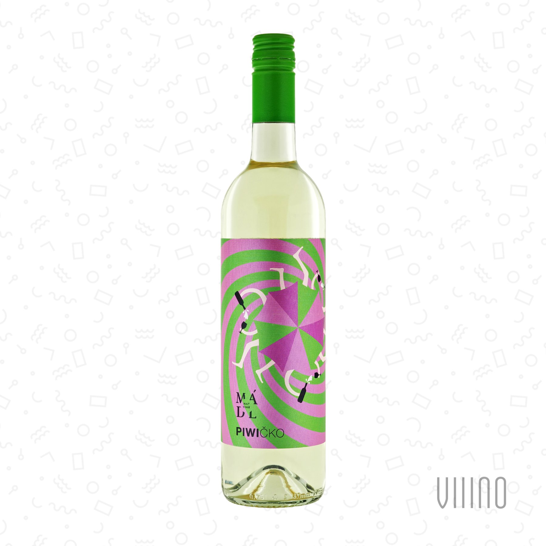 PIWIČKO Cuvée Muscaris / Hibernal 2025 moravské zemské víno MÁDL polosuché š. 2565