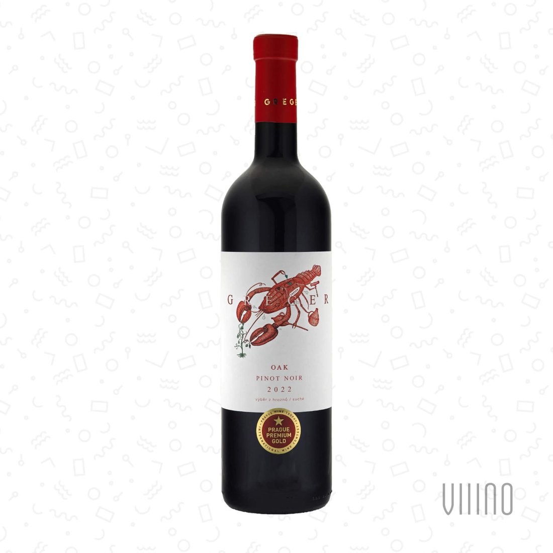 Pinot Noir KOZÍ HORKY 2022 OAK výběr z hroznů GRÉGER suché š. 31RM/22