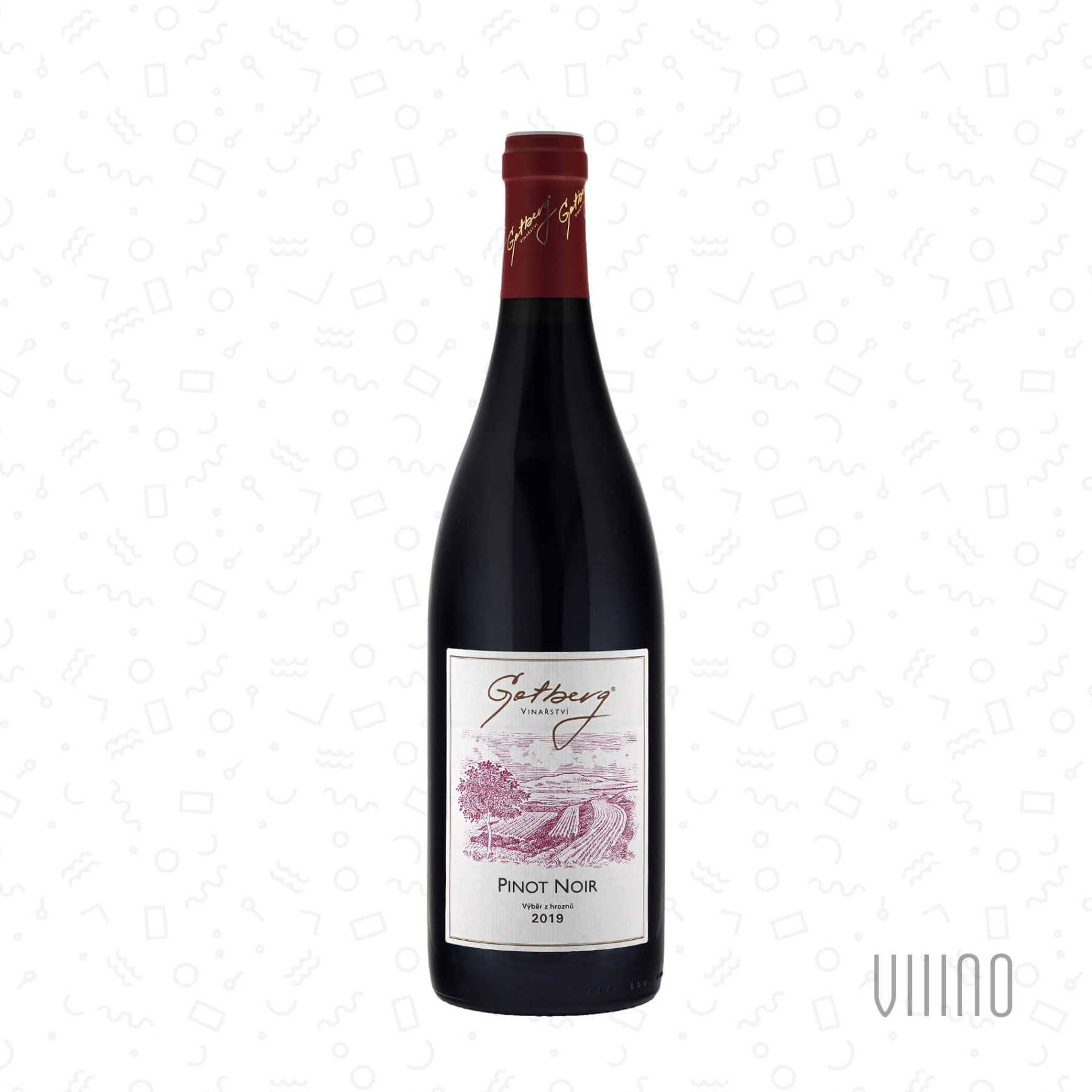 Pinot Noir SVIDRUNK 2019 výběr z hroznů GOTBERG suché š. G2119