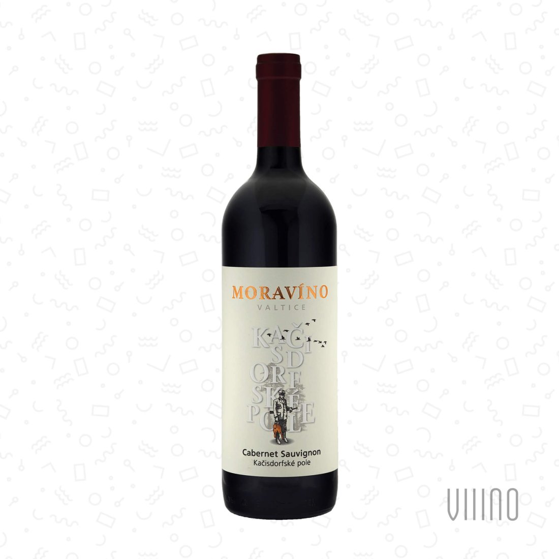 Cabernet Sauvignon 2023 pozdní sběr MORAVÍNO "Kačisdorfské pole" suché š. 55