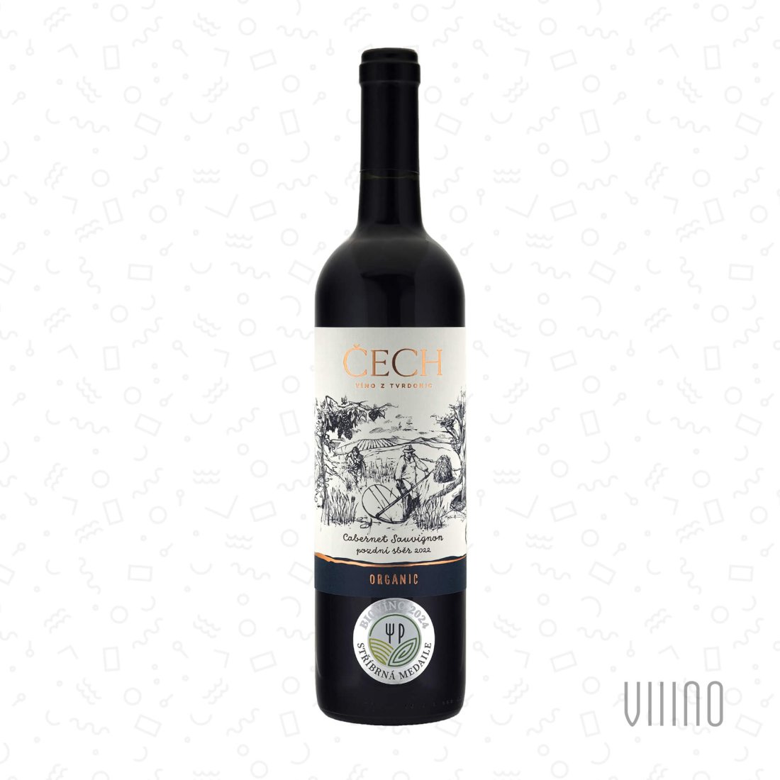 Cabernet Sauvignon 2022 pozdní sběr ČECH "Nové vinohrady" suché š. 5622B