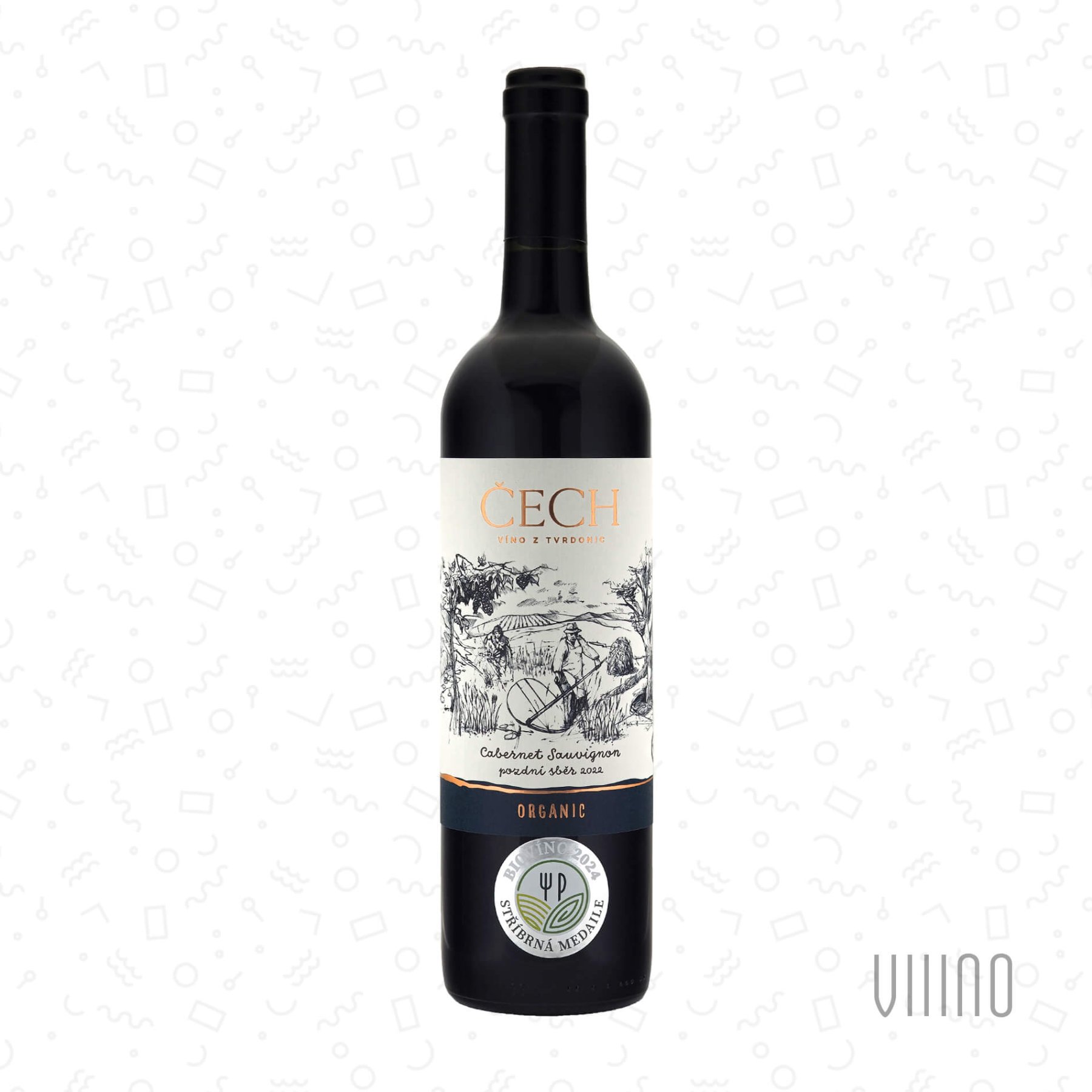Cabernet Sauvignon 2022 pozdní sběr ČECH "Nové vinohrady" suché š. 5622B