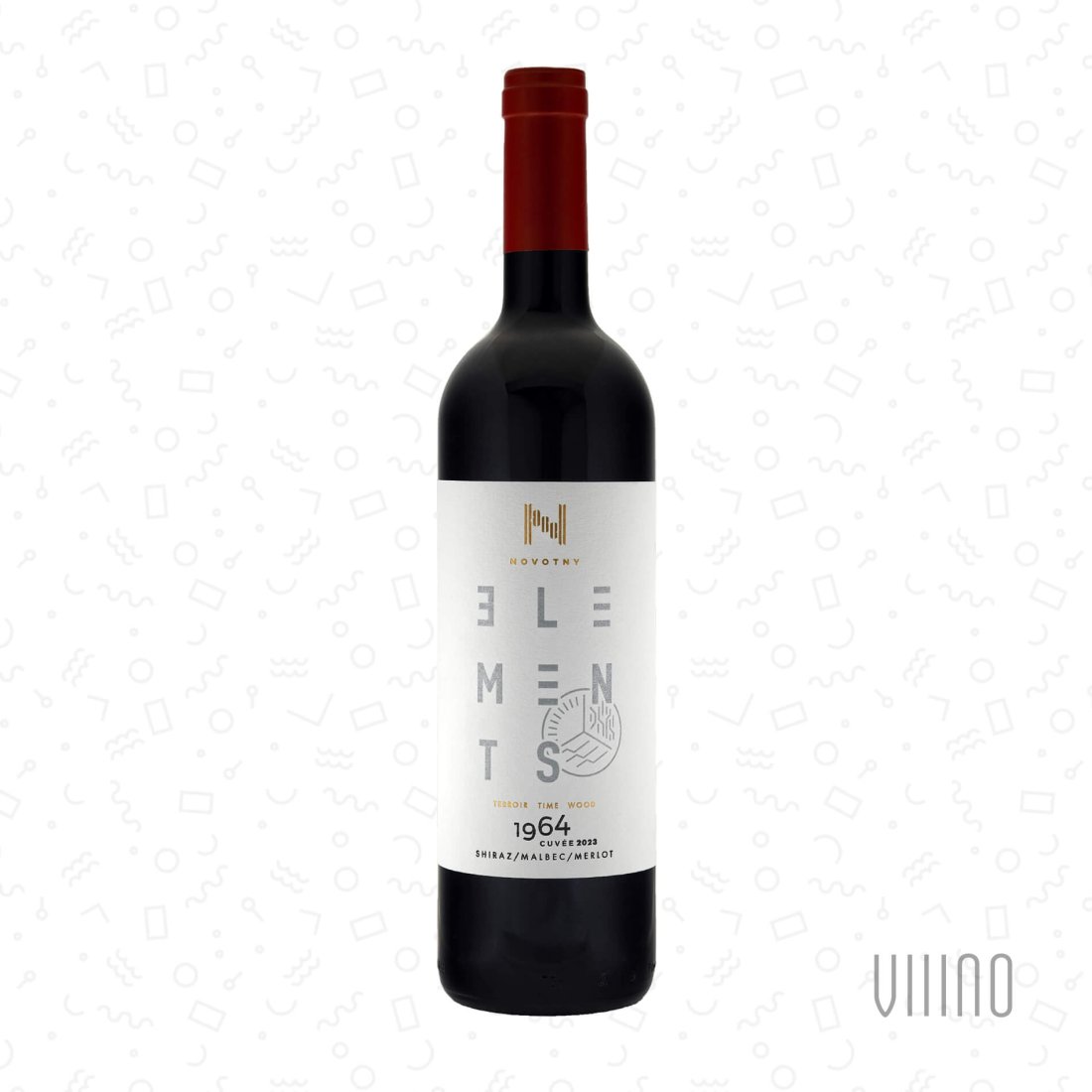 Cuvée 1964 Shiraz | Malbec | Merlot KOPCE 2023 moravské zemské víno KAREL NOVOTNÝ Elements suché š. CU-23