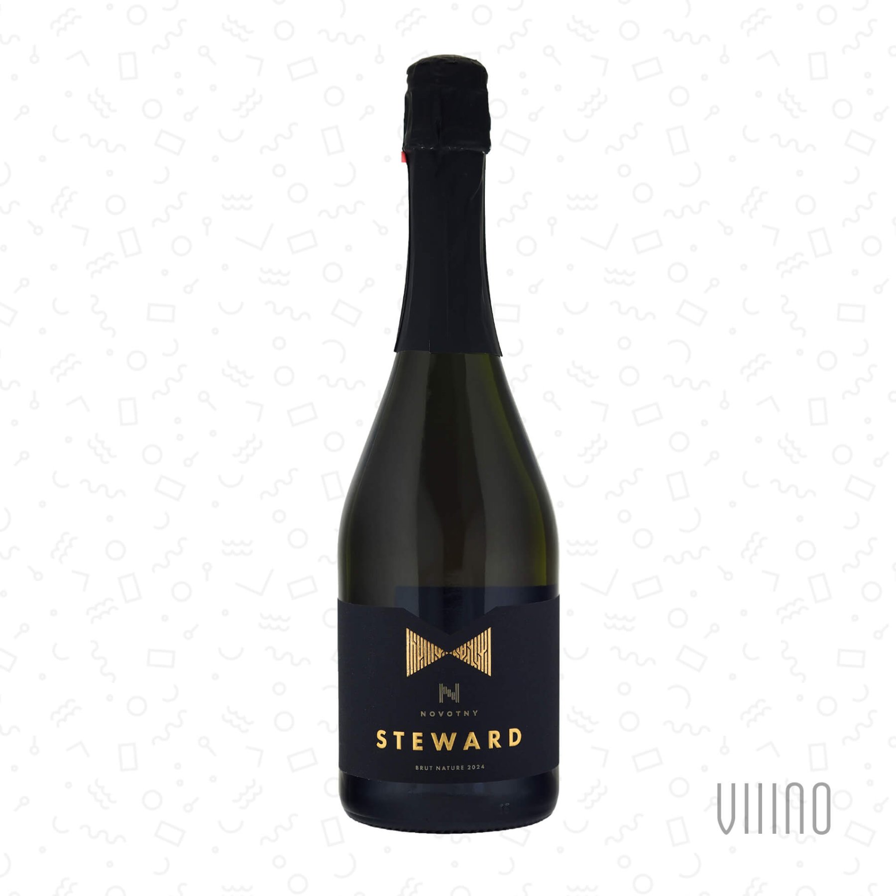 Sekt STEWARD Chardonnay & Pinot Gris 2024 Brut Nature KAREL NOVOTNÝ š. ST-2024