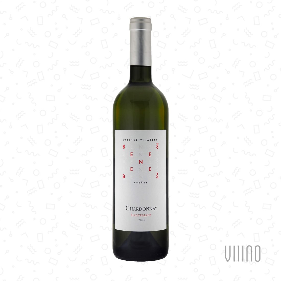 Chardonnay HASTRMANY 2025 pozdní sběr BENEŠ suché š. 12/25