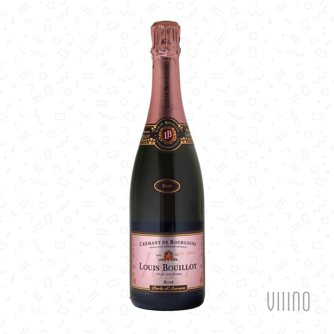 PERLE D'AURORE Rosé Crémant de Bourgogne AOC Brut NV LOUIS BOUILLOT