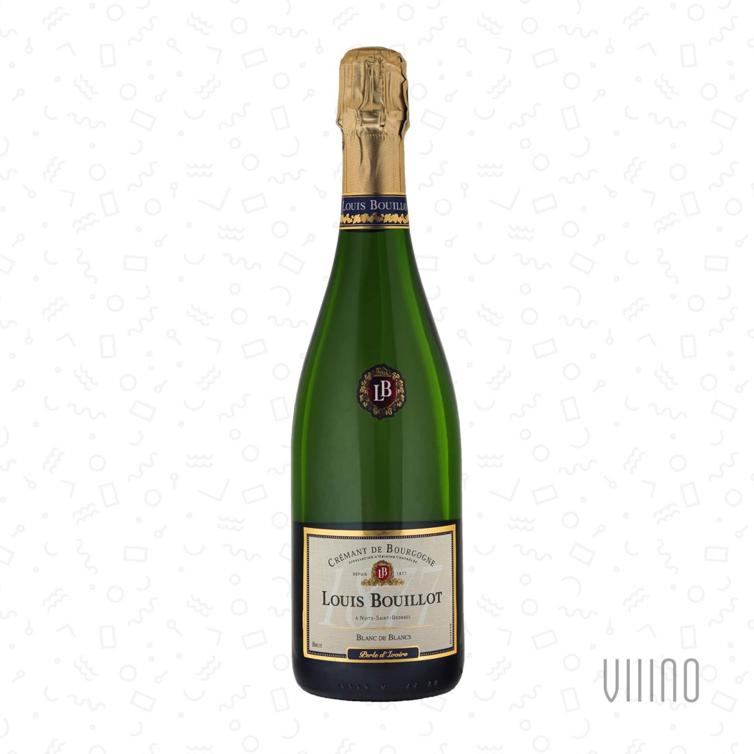 PERLE D'IVOIRE Blanc de Blancs Crémant de Bourgogne AOC Brut NV LOUIS BOUILLOT