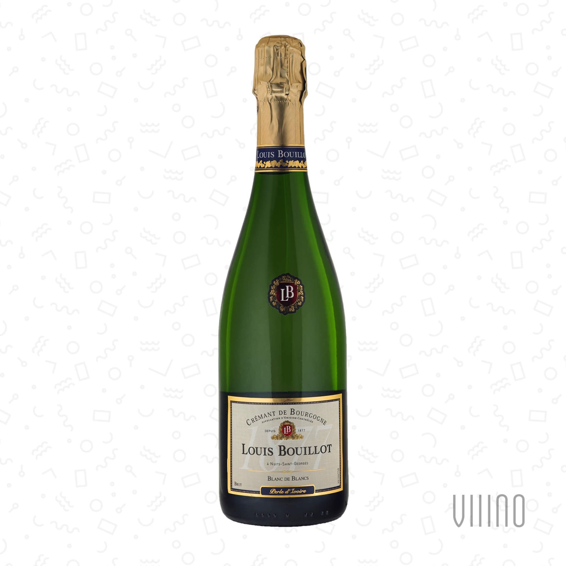 PERLE D'IVOIRE Blanc de Blancs Crémant de Bourgogne AOC Brut NV LOUIS BOUILLOT