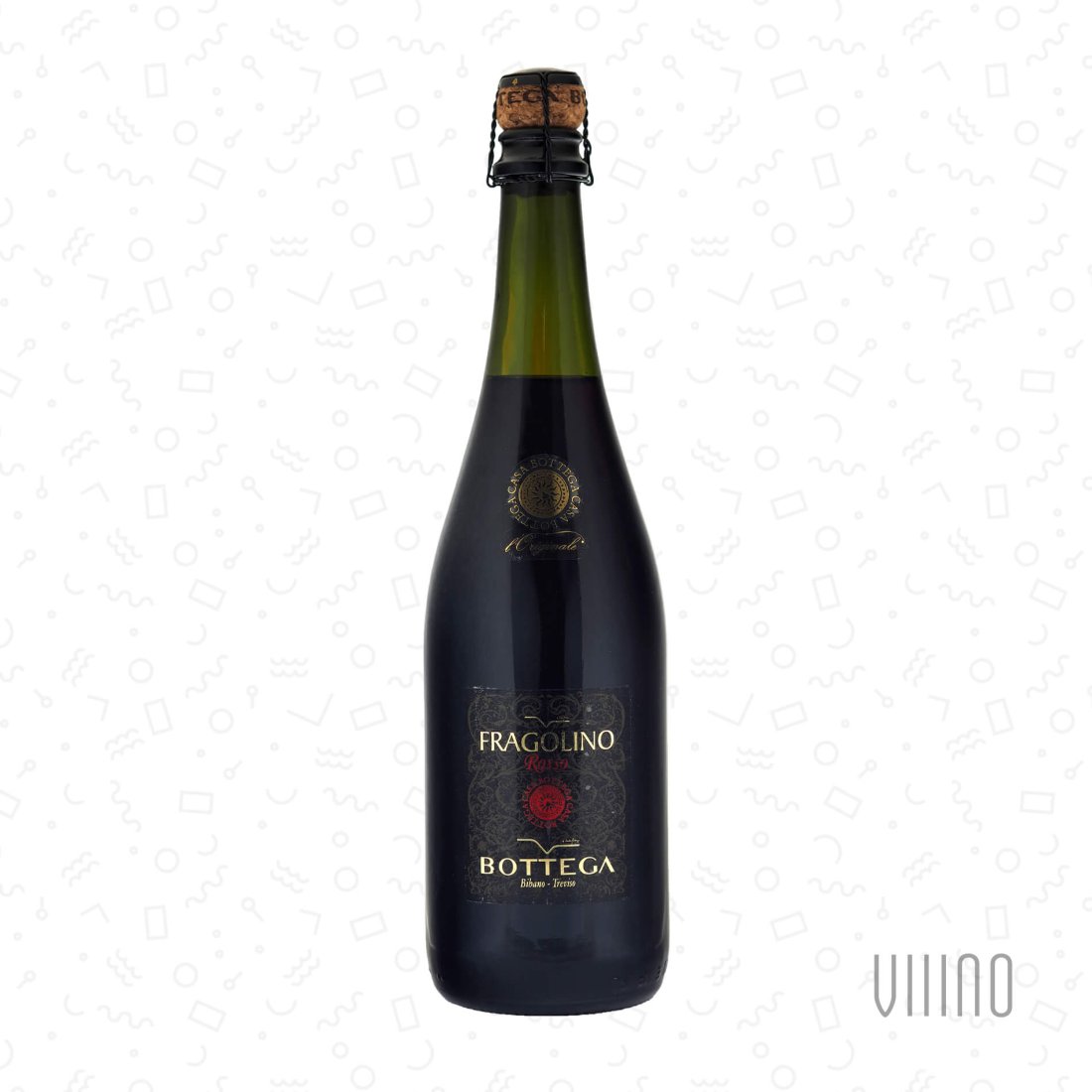 FRAGOLINO ROSSO aromatizovaný vinný nápoj BOTTEGA