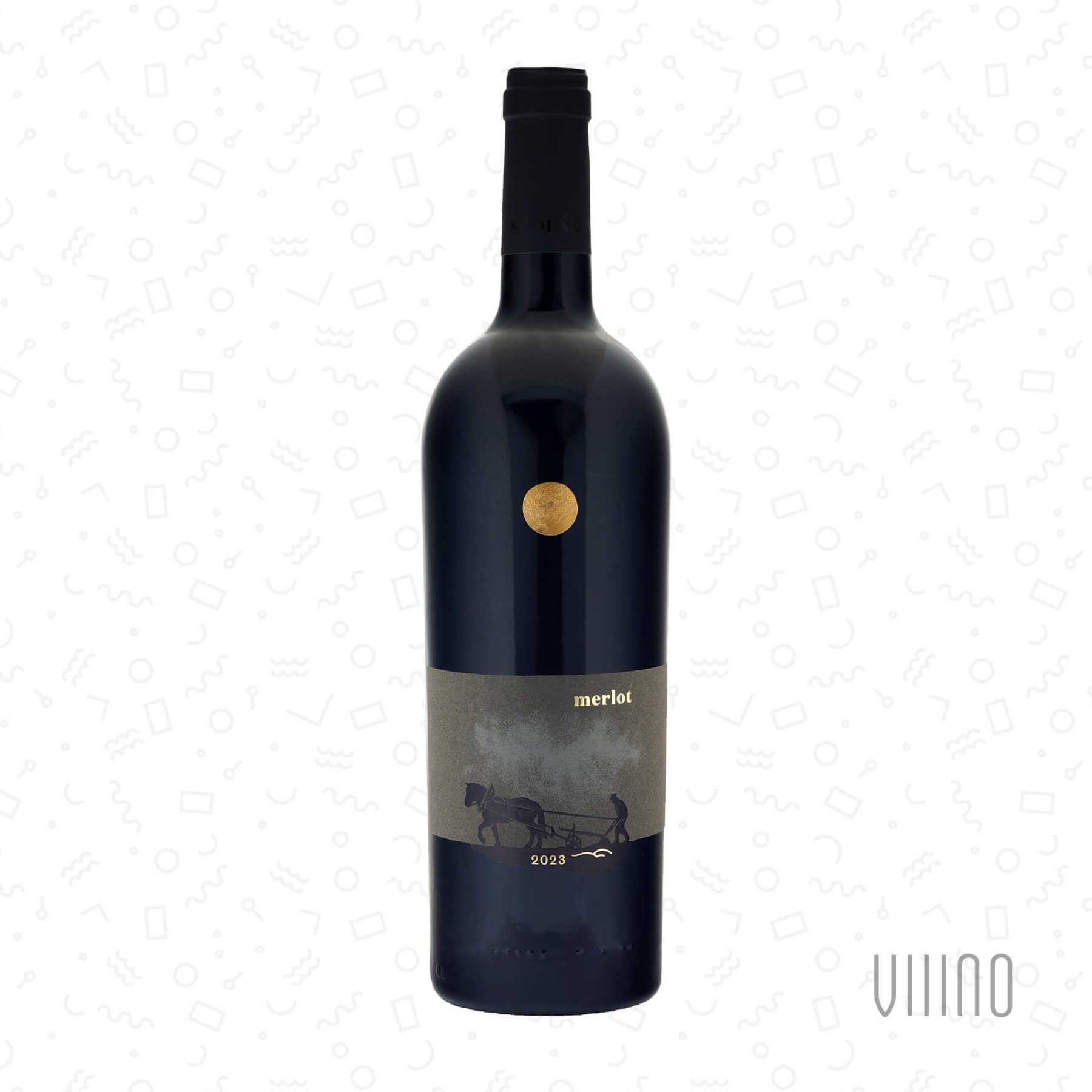 Merlot PŘEDNÍ HORA 2023 ICONE moravské zemské víno SEDLÁK suché š. 14/23