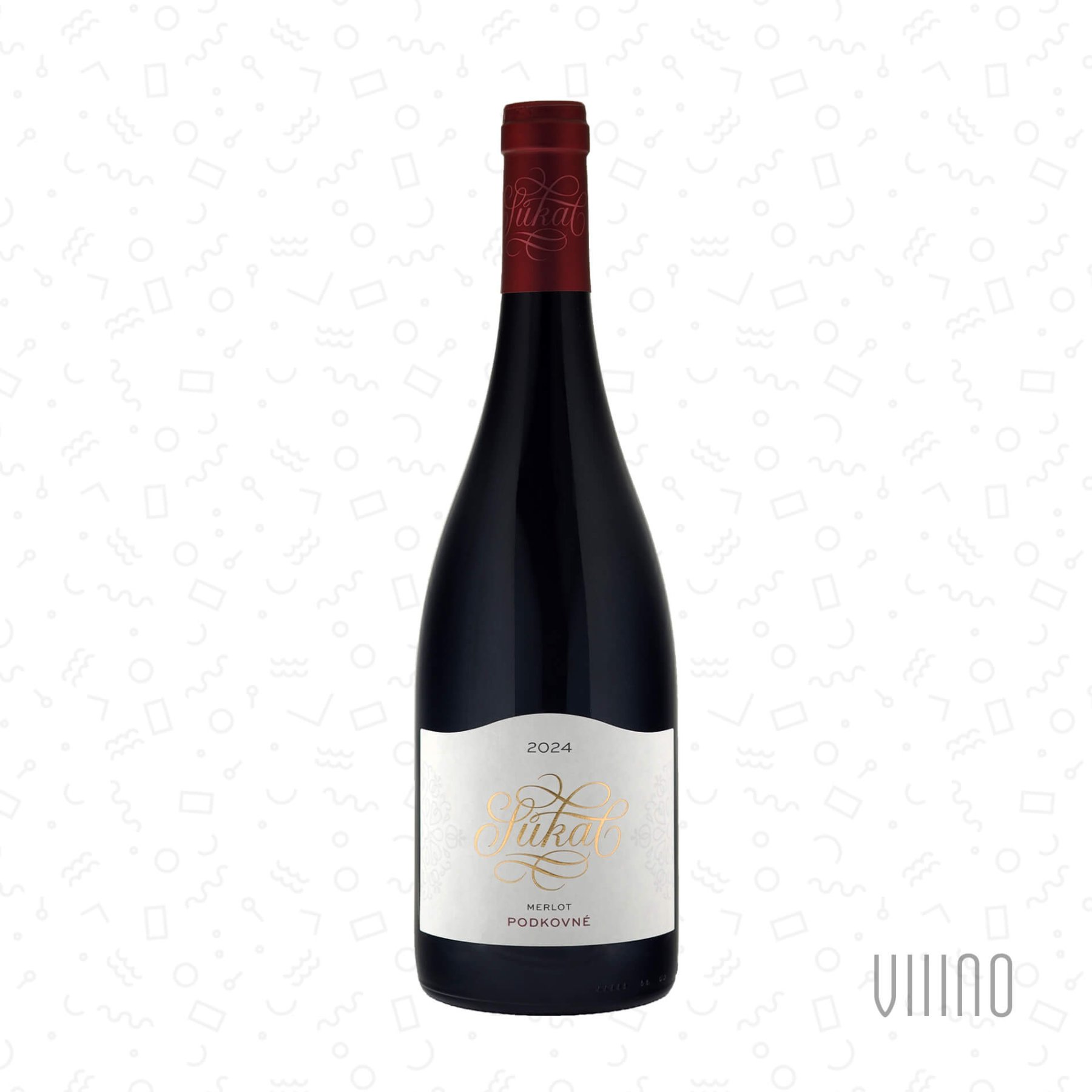 Merlot PODKOVNÉ 2024 výběr z hroznů SŮKAL suché š. 14