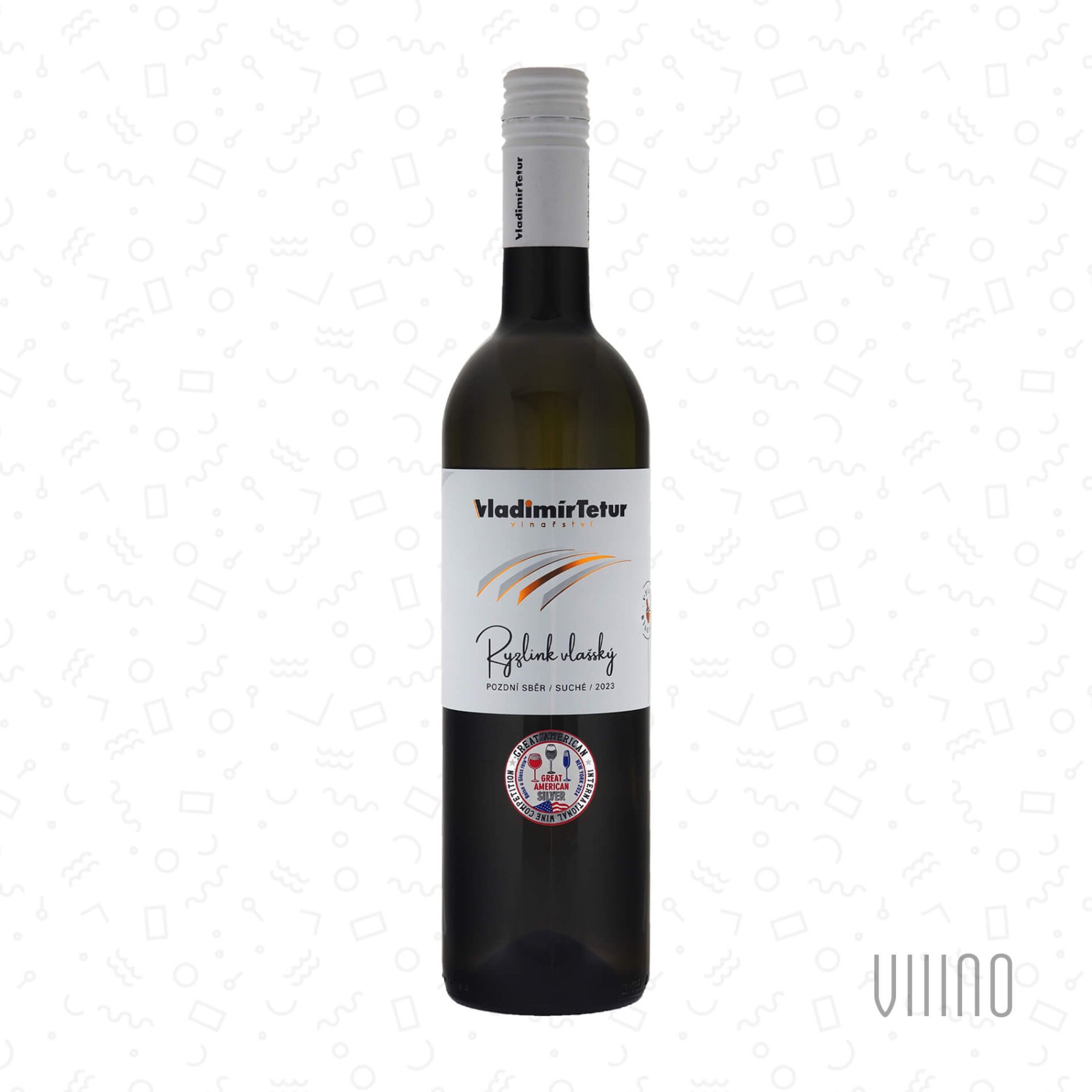 Ryzlink vlašský 2023 pozdní sběr TETUR "Zadní hora" suché š. 319
