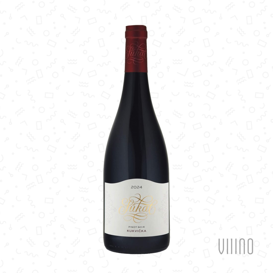 Pinot Noir KUKVIČKA 2024 výběr z hroznů SŮKAL suché š. 12