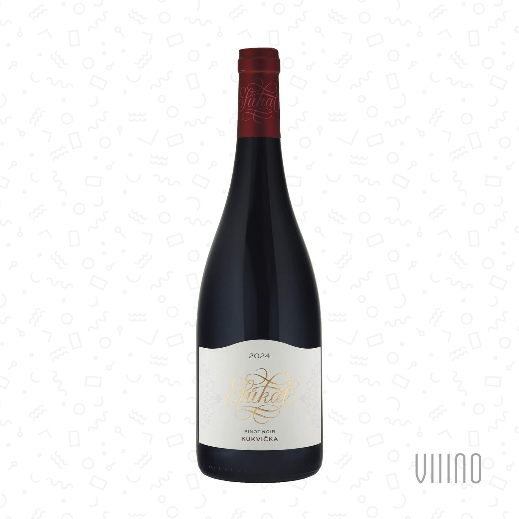 Pinot Noir KUKVIČKA 2024 výběr z hroznů SŮKAL suché š. 12