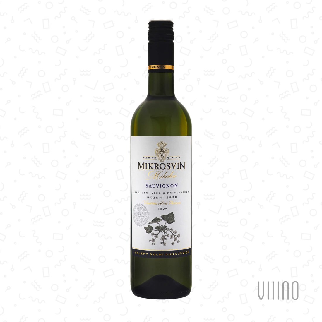 Sauvignon 2025 "Flower line" pozdní sběr MIKROSVÍN "U vinohradu" suché š. 516