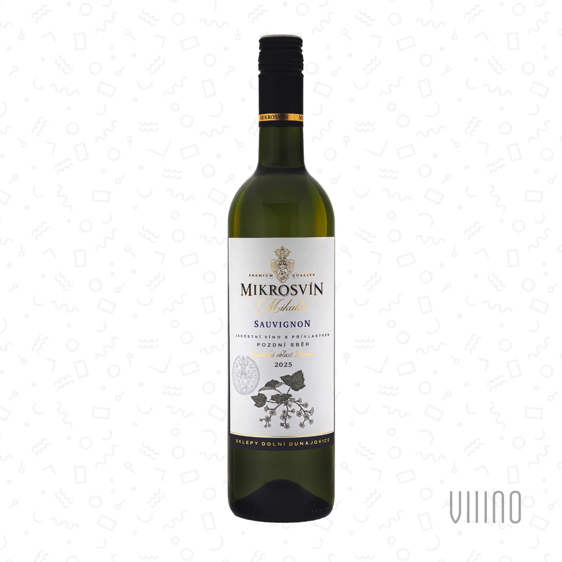 Sauvignon 2025 "Flower line" pozdní sběr MIKROSVÍN "U vinohradu" suché š. 516