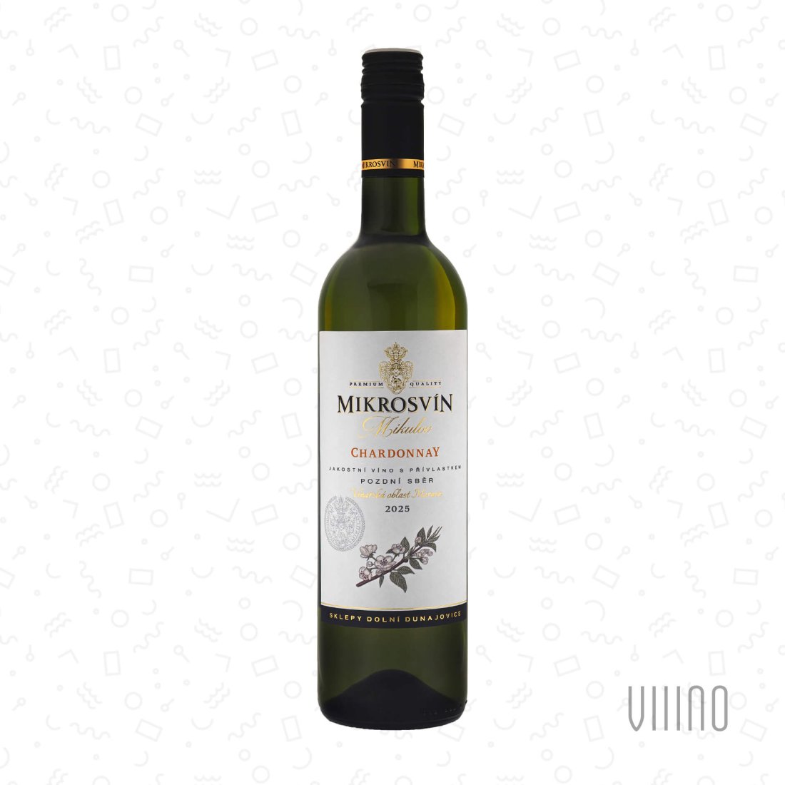 Chardonnay 2025 "Flower line" pozdní sběr MIKROSVÍN "Daniel" suché š. 517