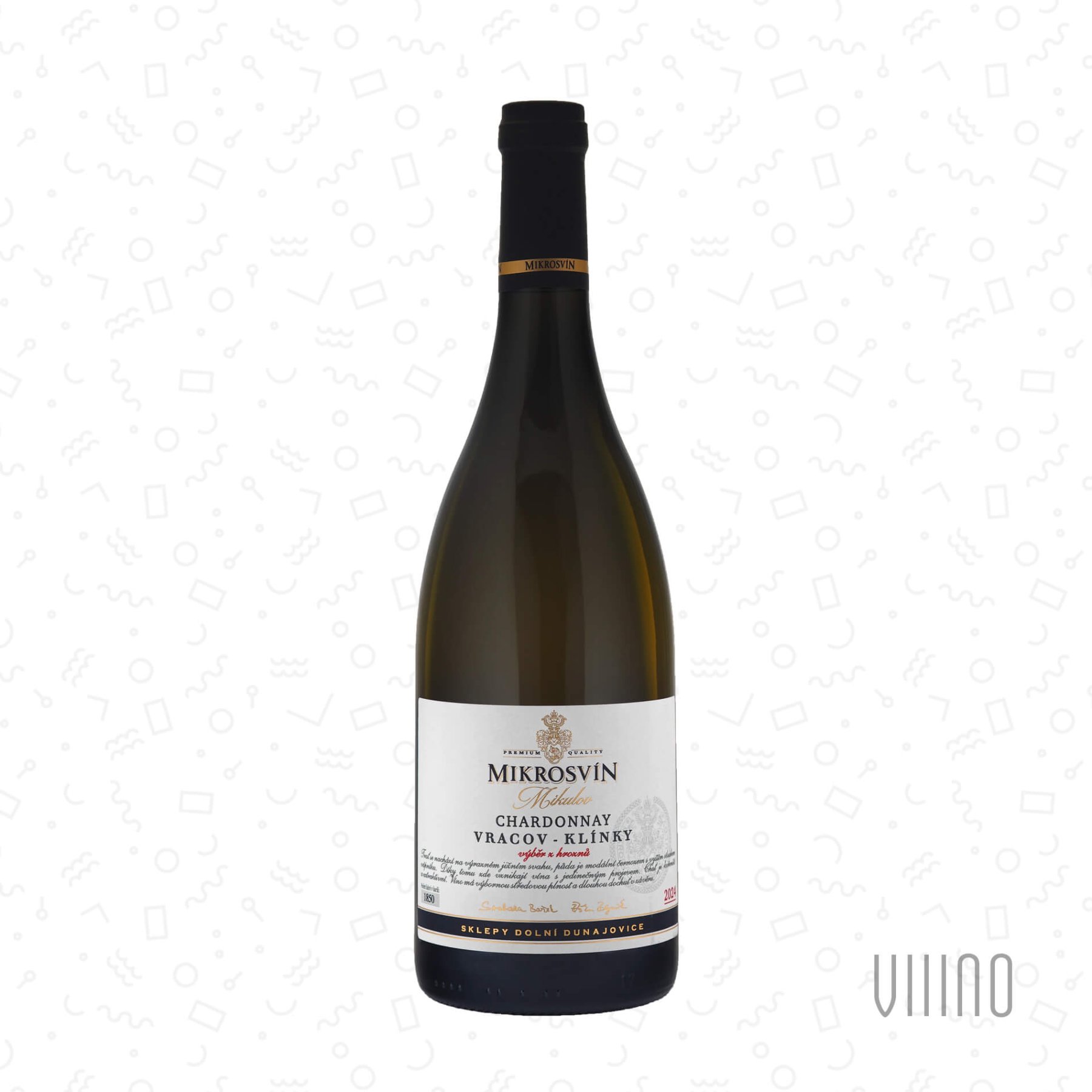Chardonnay KLÍNKY 2024 "Traditional line" výběr z hroznů MIKROSVÍN suché š. 435