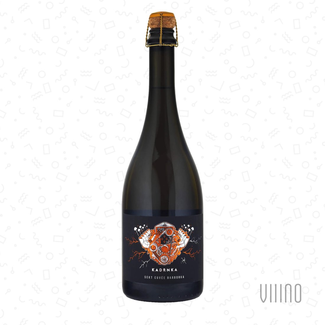 Sekt Cuvée Barborka 2022 Extra Brut VINAŘSTVÍ KADRNKA š. 01/22