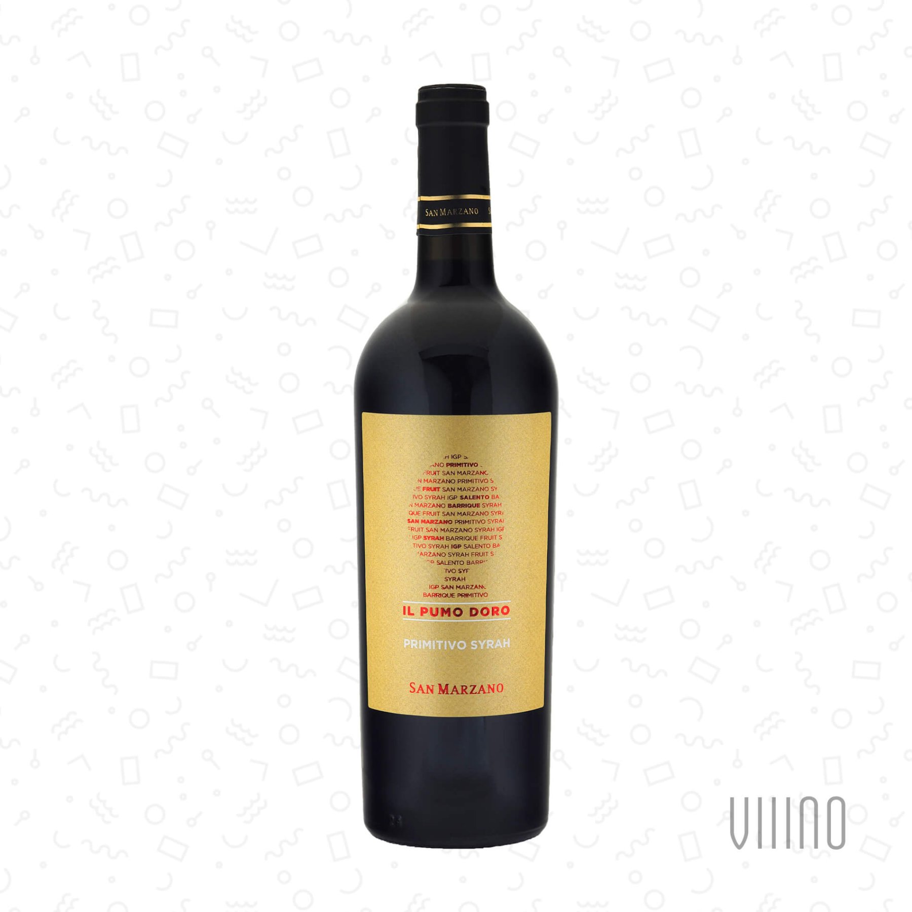IL PUMO D'ORO Primitivo Syrah Salento IGP 2023 SAN MARZANO